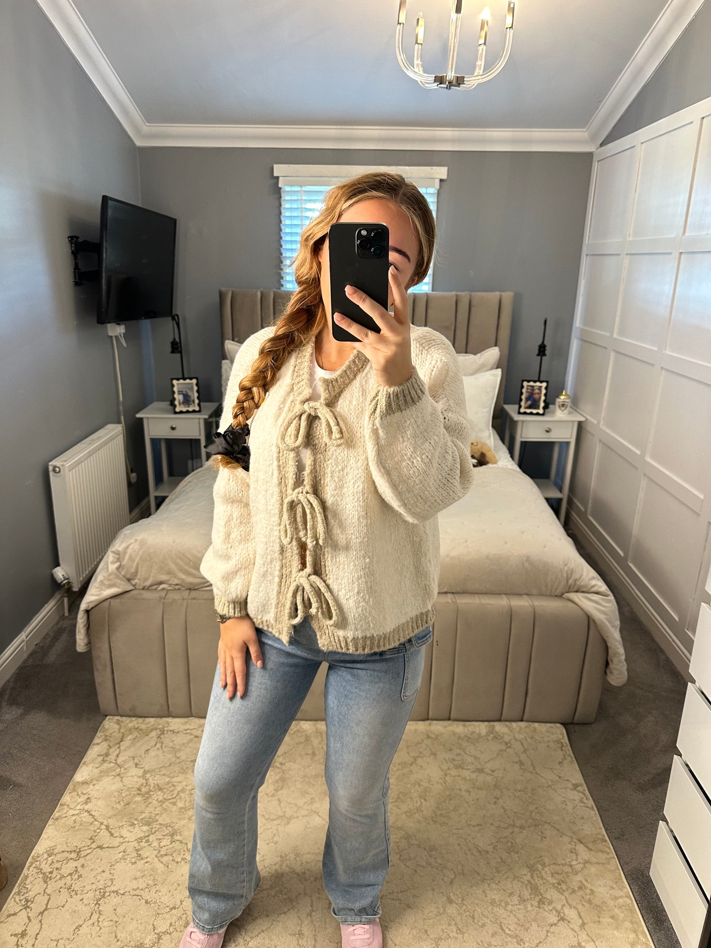 Poppy tie cardigan 2 colours