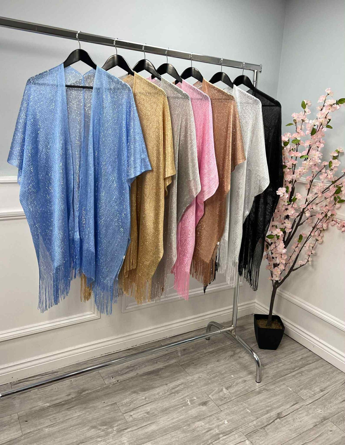 Kimberly Lightweight glitter kaftan