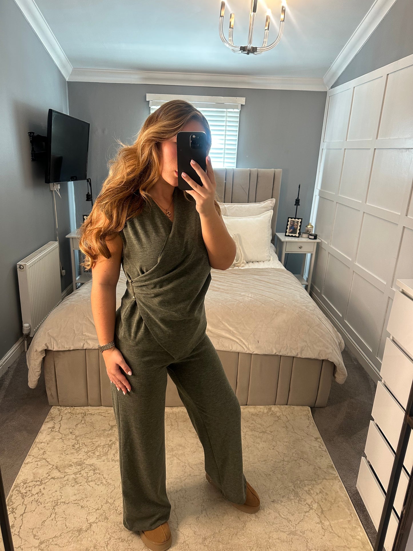 Nayla wrap side buckle 2 piece set