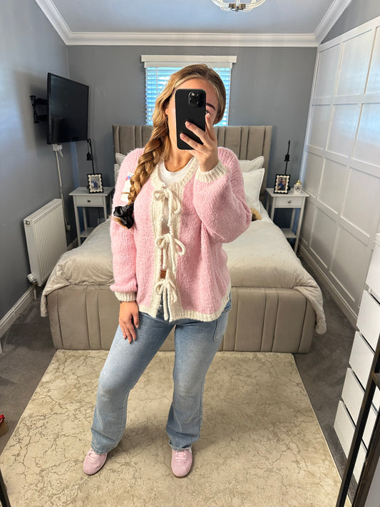 Poppy tie cardigan 2 colours