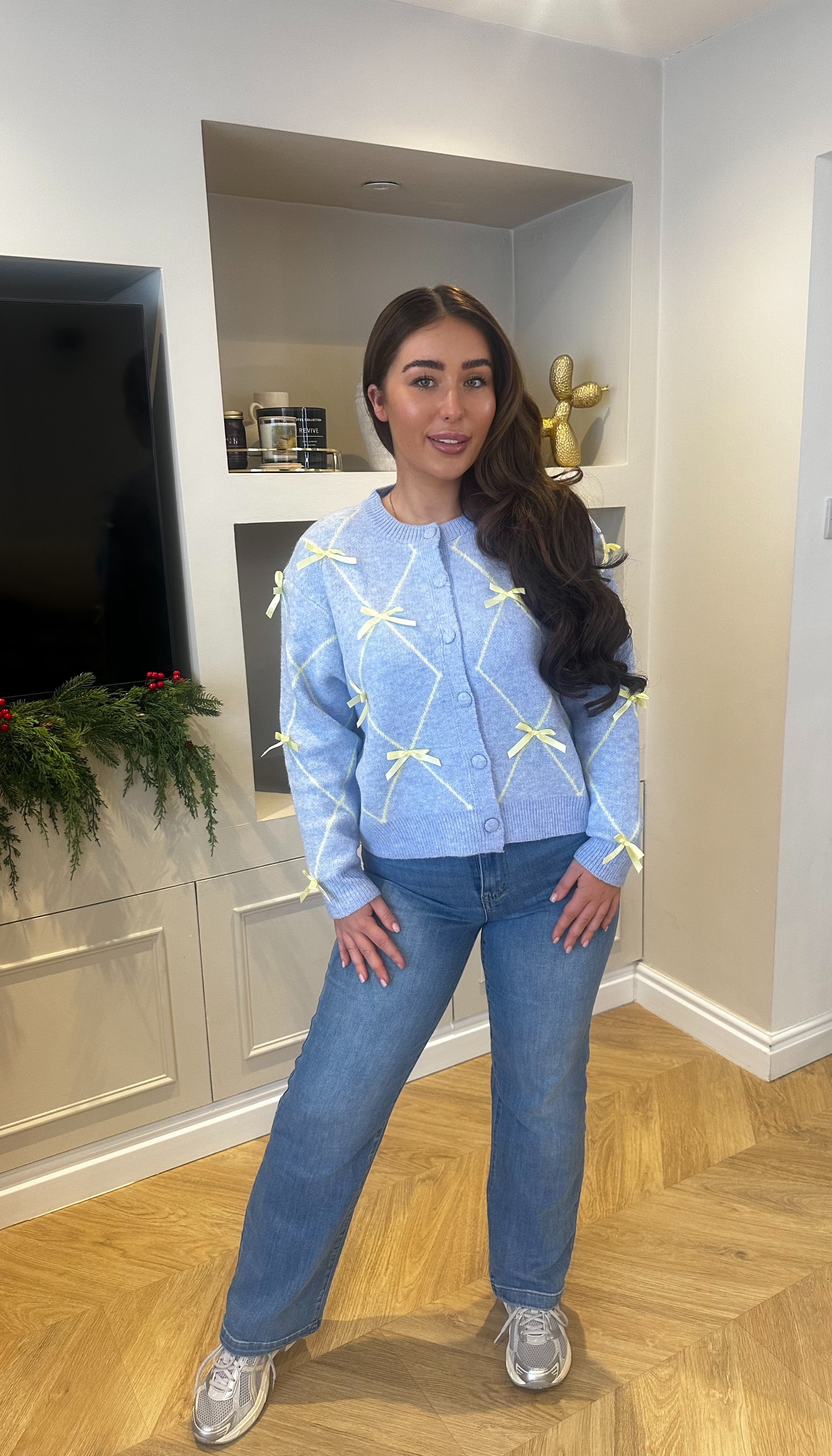 Ava bow cardigan