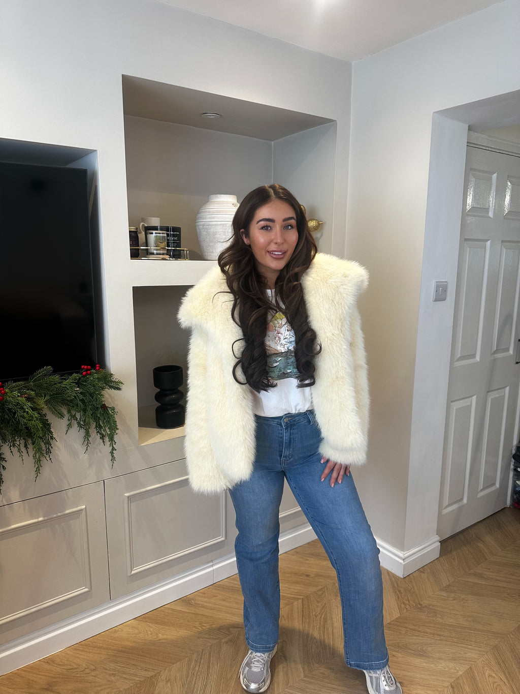 Nancy premium fur coat