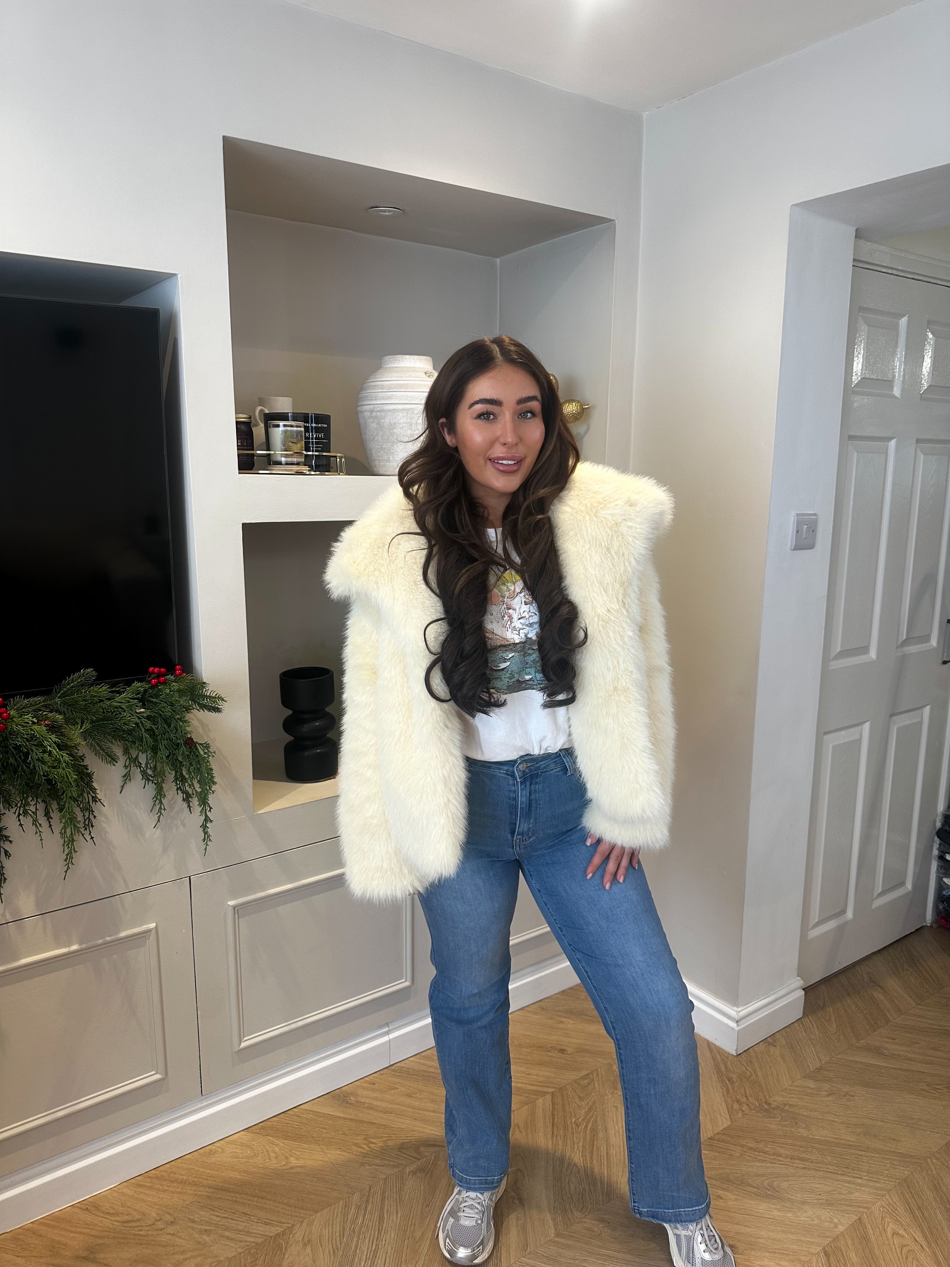 Nancy premium fur coat