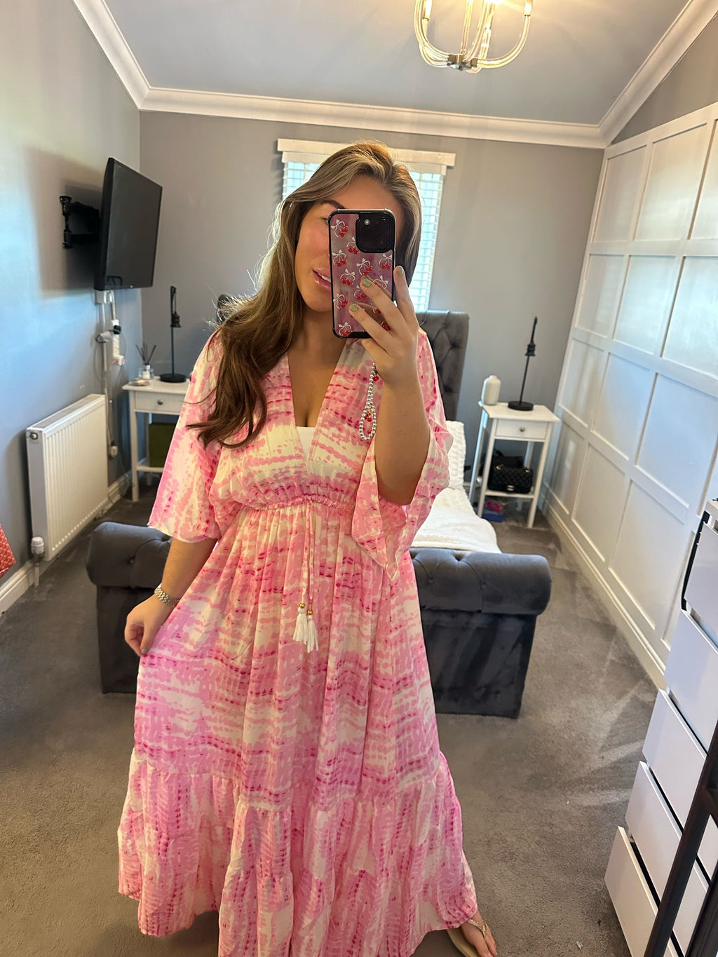 Patterned maxi dress