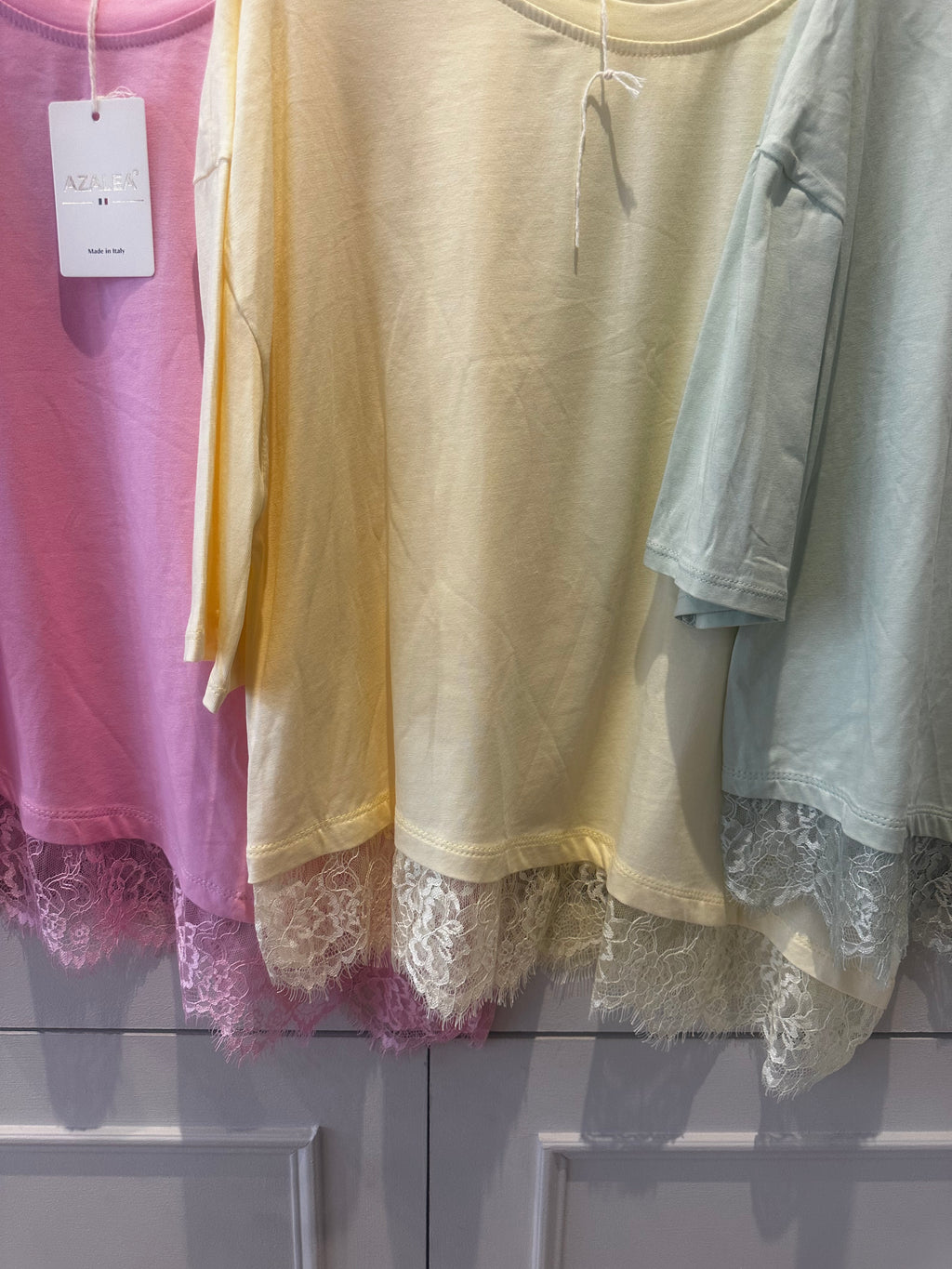 Cotton lace t-shirt