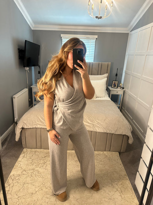Nayla wrap side buckle 2 piece set