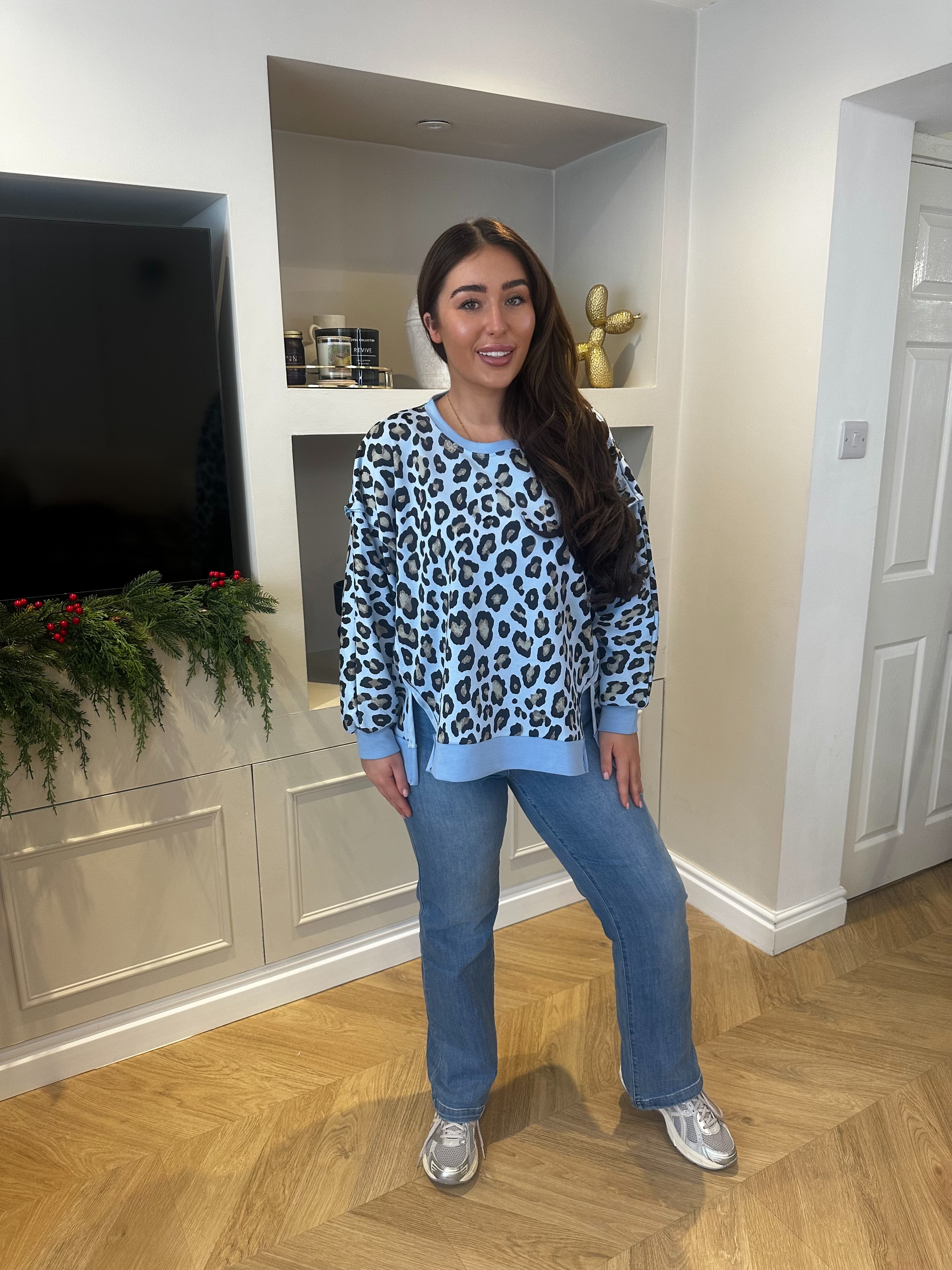 Marnie leopard sweatshirt