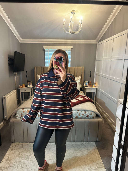 Alice pinstripe jumper