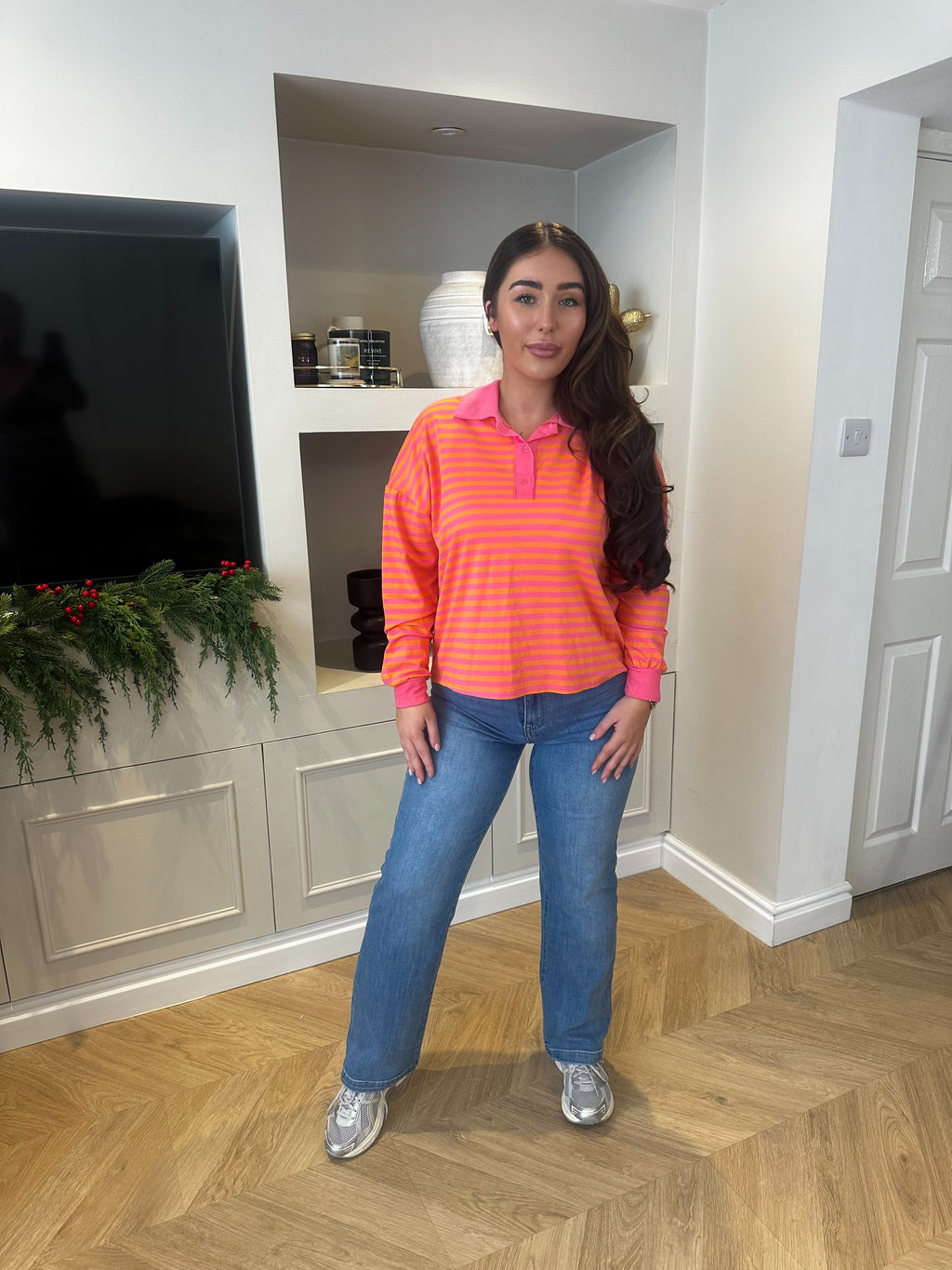 Frankie stripe sweatshirt
