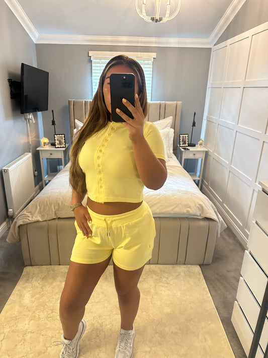 Molly button short set 2 colours