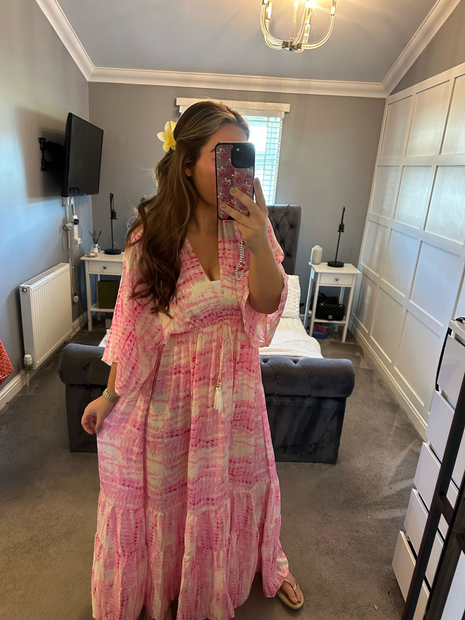 Patterned maxi dress