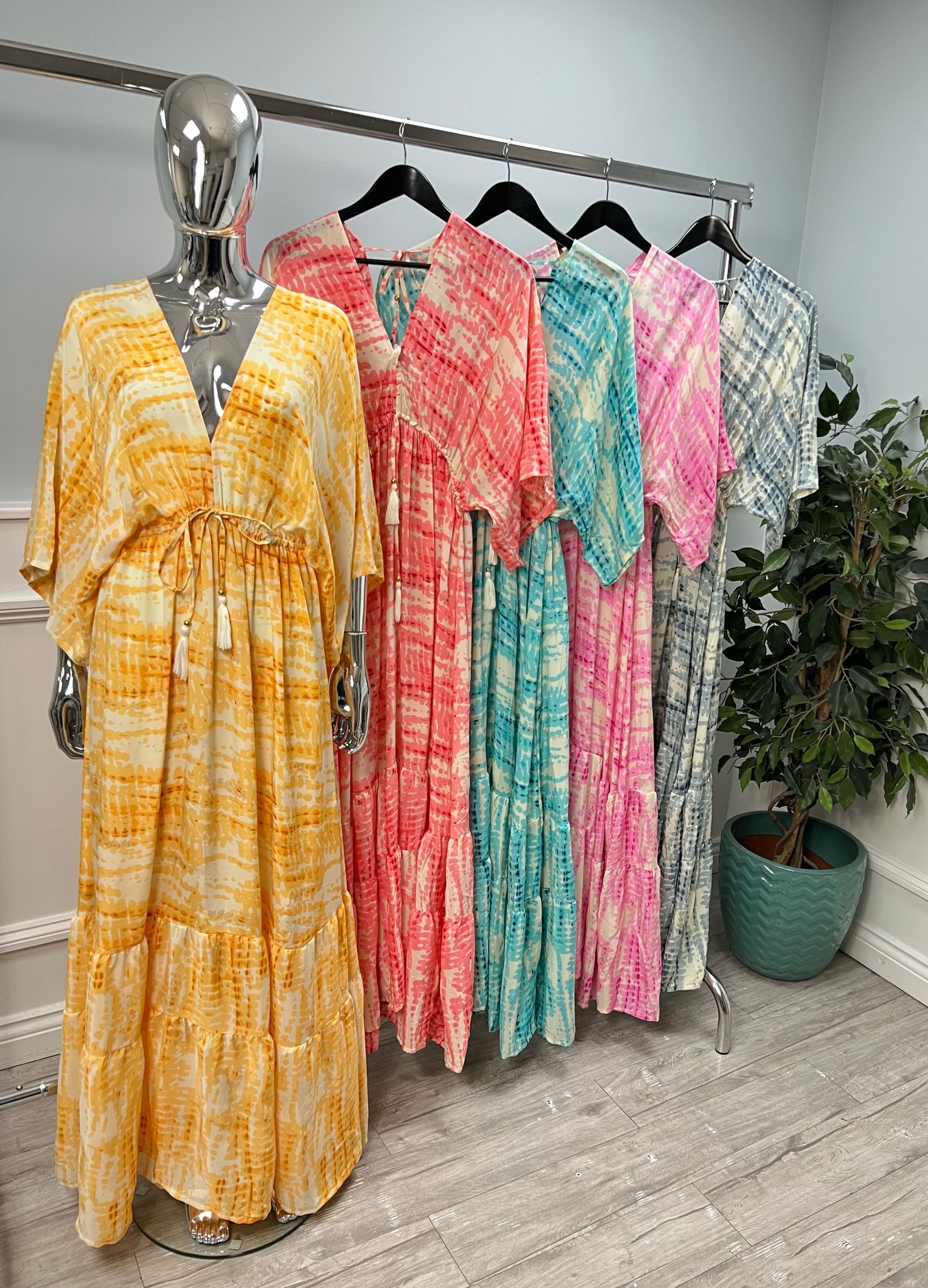 Patterned maxi dress
