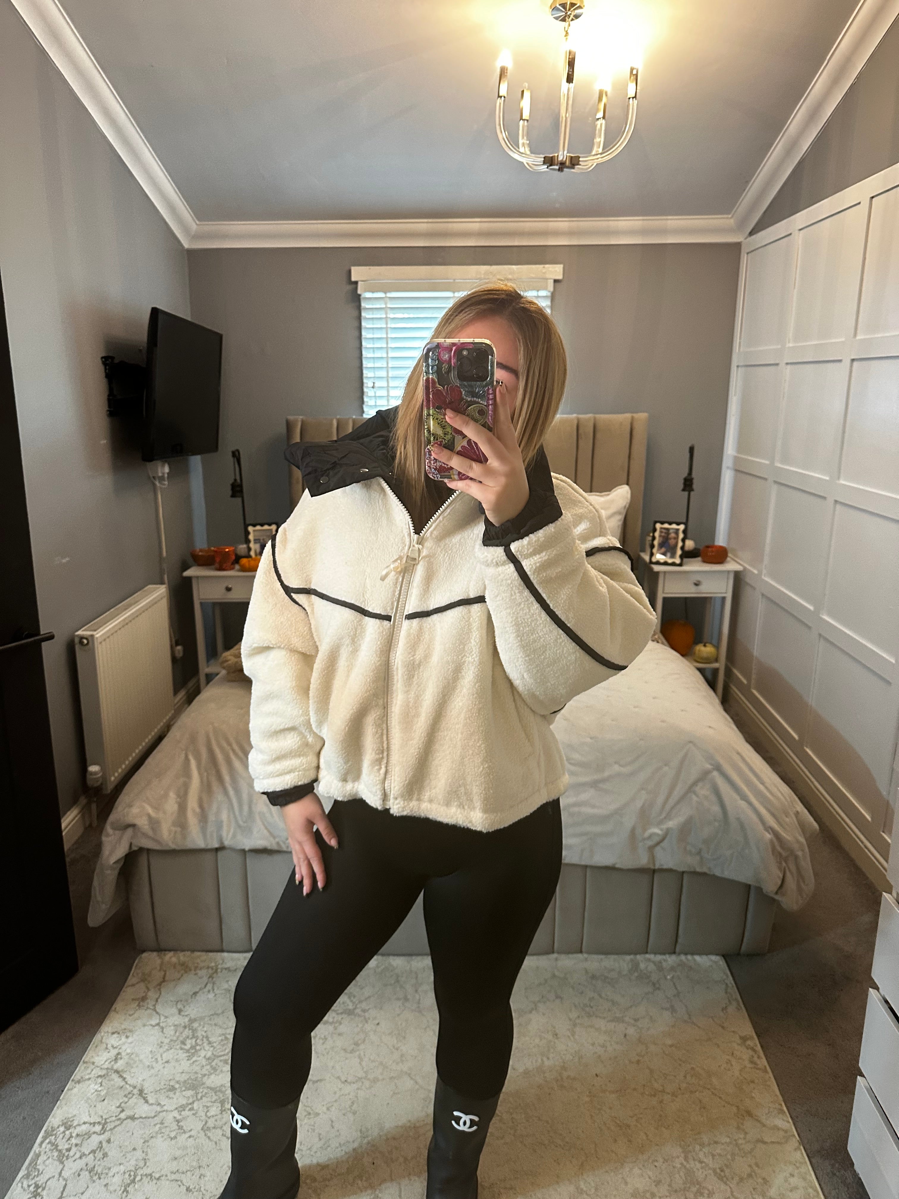 Iris cosy boucle jacket