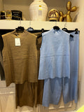 Zara sleeveless lounge set